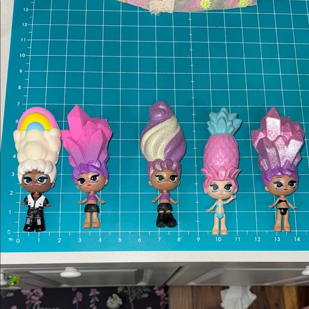 Blume Secret Surprise Dolls Lot of 6 Opened Dolls Not Complete
